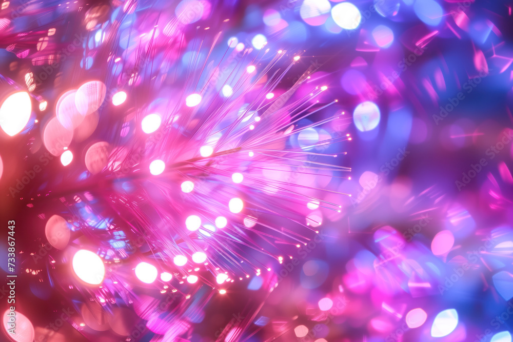 Aufkleber colorful light trails. abstract background image. created with generative ai technology