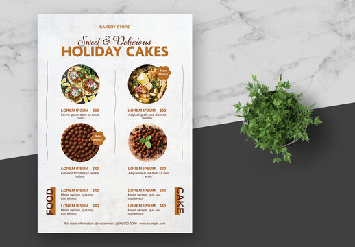 Grey and Brown Minimalist Modern Menu
