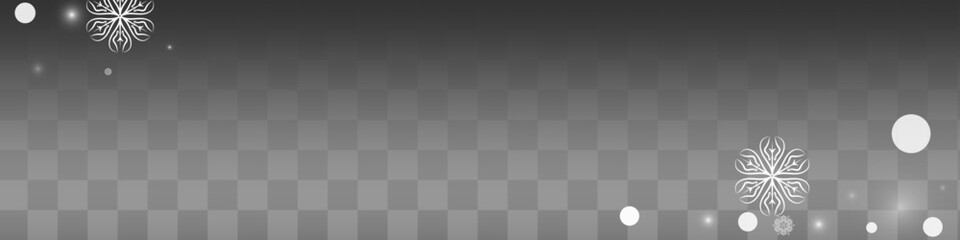 Gray Snow Vector Transparent Panoramic
