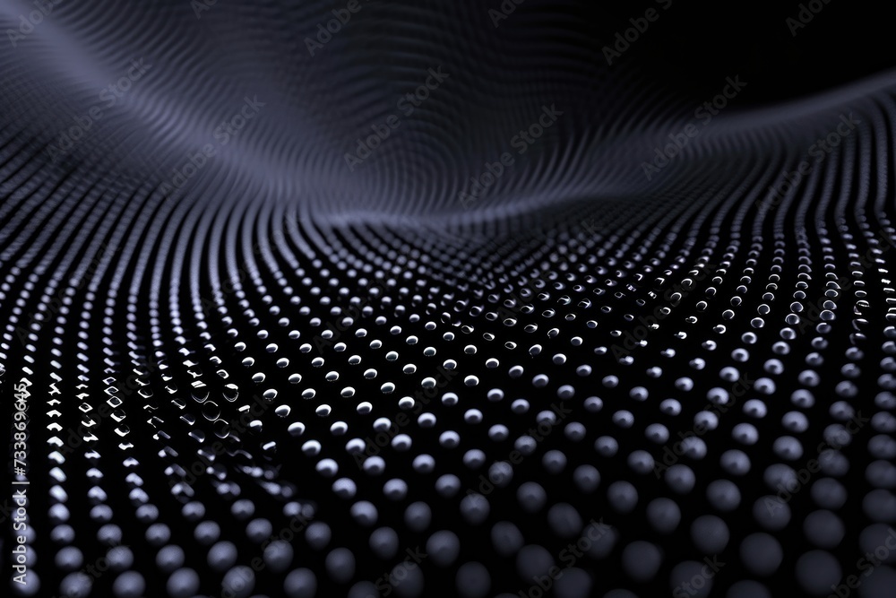 Poster abstract black dot pattern texture with circle halftone dots