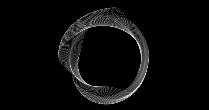 Abstract Modern Background Loop. curved wavy lines tech futuristic motion background. dynamic abstract line waving loop line. Metaverse Abstract Seamless wave abstract lines stream 4K background loop