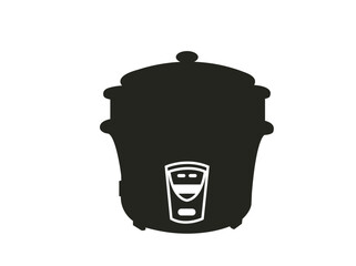 Design of electric rice cookers vector illustration isolated on white background fo eps 10