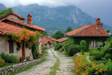 Fototapeta premium Captivating Scenes of the Old Village