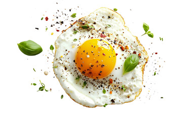 Flavorful Egg Dish on Transparent Background, PNG