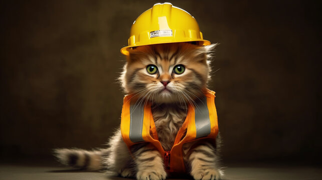 Cats as Construction Workers