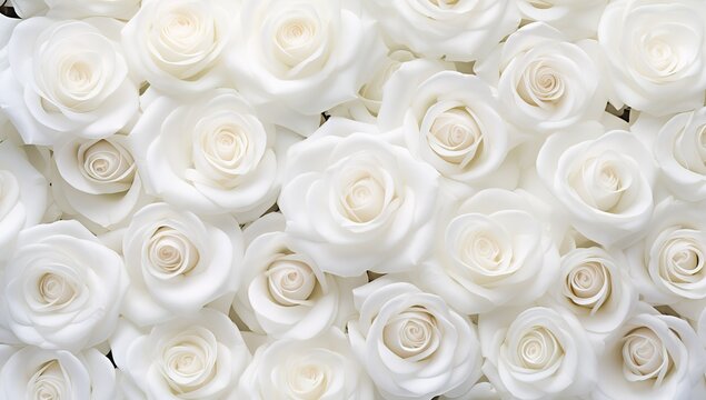 beautiful white rose background.