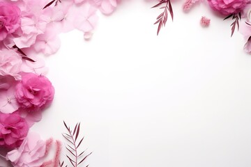 Fototapeta premium very nice pink roses, create backgrounds, congratulations, invitations, words of love etc.