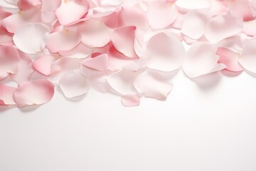 Fototapeta premium beautiful arrangement of pink rose petals
