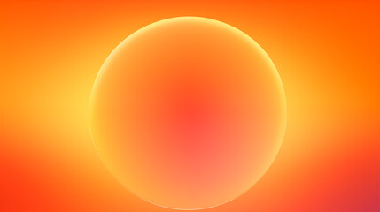 Holograficzne kontrastujące koła na gradientowym tle - pomarańczowy deseń pod baner