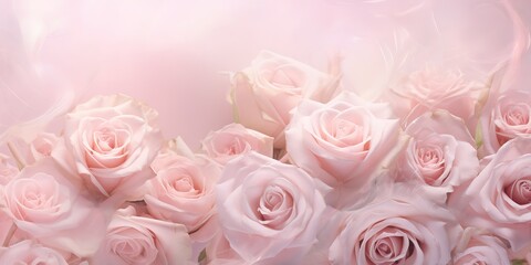 beautiful pink rose flower background