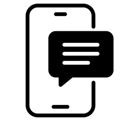 mobile chat icon