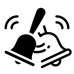 ringing hand bell icon