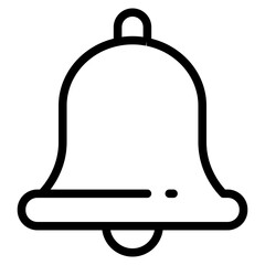 Notification bell icon. Alarm symbol. Incoming inbox message. Ringing bells. Alarm clock and smartphone application alert.	