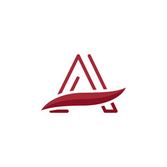 A logo simple design concept