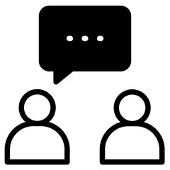 discussion, talk, communication icon