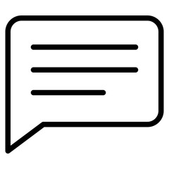 Speech bubble icon