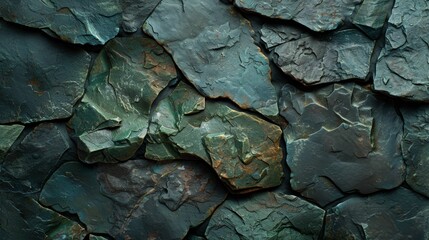 Slate texture with Grow Your Own's earthy green showcase