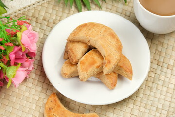 Kue Kacang or Peanut Butter cookies, Homemade cookies for eid mubarak.