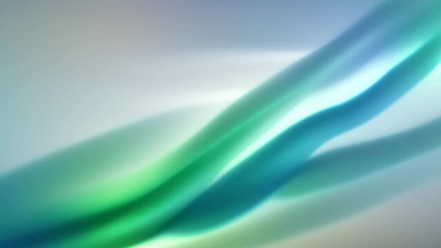Calming Green and Blue Swirling Smoke Background