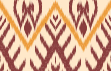 Ethnic abstract ikat art. Aztec ornament print. geometric ethnic pattern seamless  color oriental.  Design for background ,curtain, carpet, wallpaper, clothing, wrapping, Batik, vector illustration.