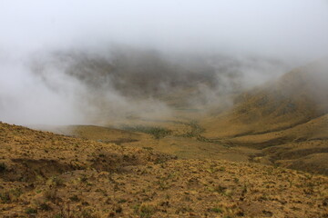 Rural landscape and mountains in northwest Argentina
