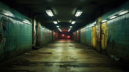 transit subway hallway