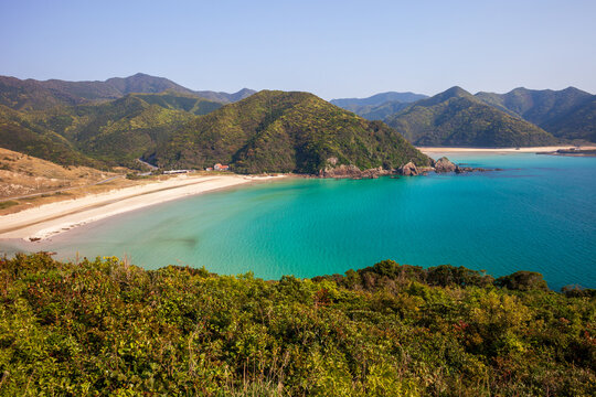 Takahama Beach in Fukue island, Gotō, Nagasaki, Japan