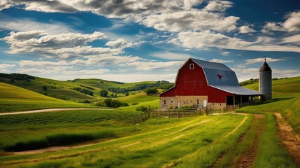 rural patriotic farm