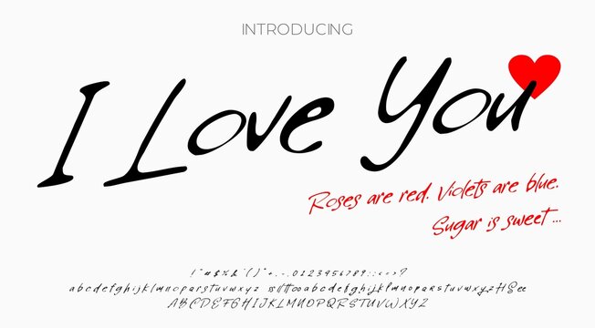 Love is a luxury elegant and beautiful signature font made with naturally handwritten.
This font is suitable for any elegant design like signature, watermark, company logo, branding and quotes.
