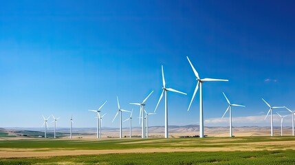 electricity wind farm power lines