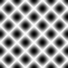 black and white net diamond seamless pattern