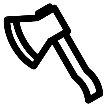 black axe icon clip art preview