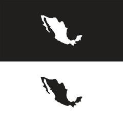mexico map. High detailed map of mexico on white background. Vector illustration eps 10.