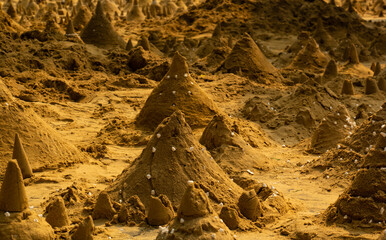  sand pagoda in Songkran festival