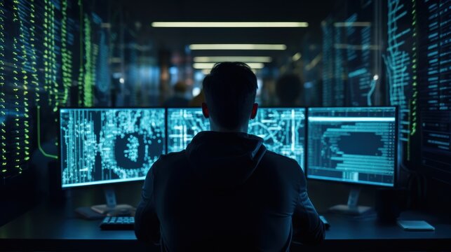 Programmers sit in front of the computer and write the source code and make changes to it