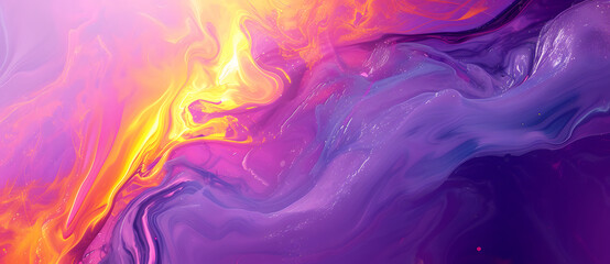 Obraz premium Abstract mist color smoke magenta and purple background with digital particles and waves