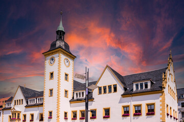old town hall in Freiberg,saxony germany