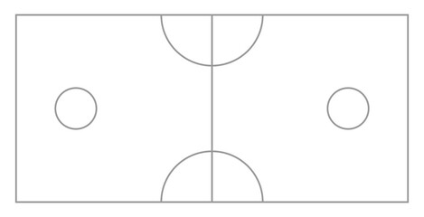Layout Court of 'Sepak Takraw', is a foot volleyball game, quite literally means 'to kick a rattan ball', sport native that originated in Southeast Asia. Format PNG - obrazy, fototapety, plakaty