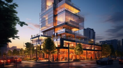 development commercial residential building