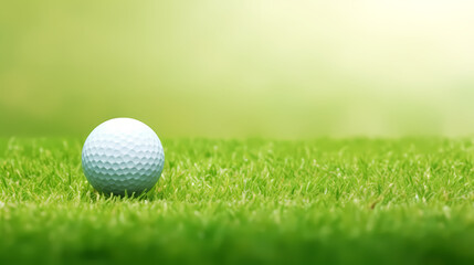 Fototapeta premium Golf ball with sport background design