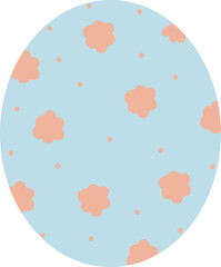 Easter Eggs Paint floral patterns on the eggs.