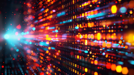 fiber optics data transfer. network tech inofrmation share in matrix numbers details. wallpaper background 