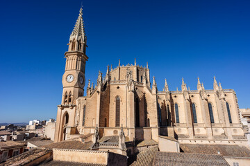 Fototapeta na wymiar Nuestra Senora dels Dolors Church, neo-Gothic, 19th century, Manacor, Mallorca, Balearic Islands, Spain, Manacor, Mallorca, Balearic Islands, Spain