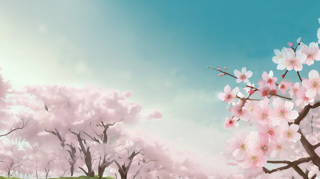 咲き誇る満開の桜