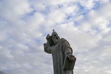 Statue of Gregory of Nin ( Grgur Ninski), one of the most important bishops of Nin