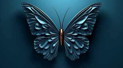 3d butterfly photo