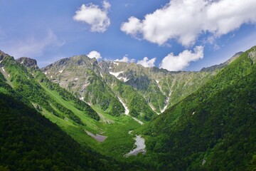 Obraz premium 北アルプス 上高地 夏景色
