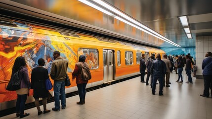 digital subway advertising