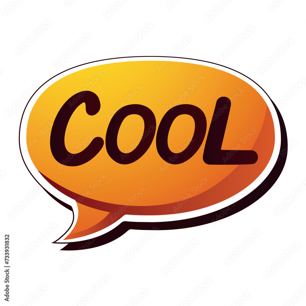 Poster comics phrase of colorful set. message 