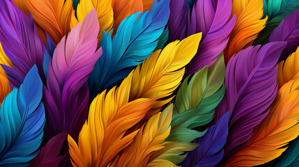 colorful feathers background  high definition(hd) photographic creative image